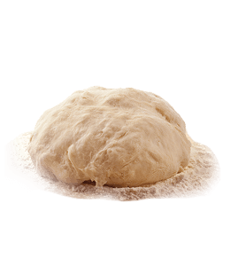 Dough with dry flour