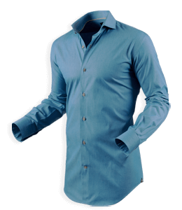 Dull blue color formal shirt