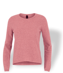 Dull pink color round neck full sleeve t-shirt