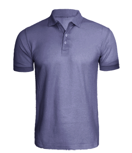 Dull purple color polo neck t-shirt