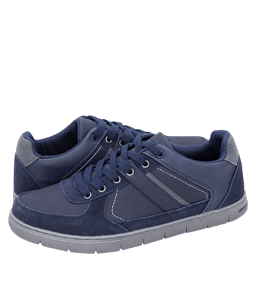Dusty navy casual shoes for men