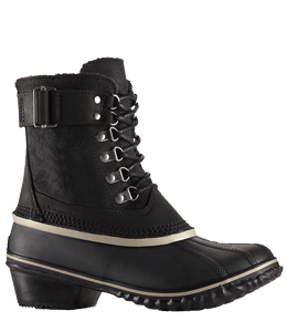 Fancy black and dark grey boots