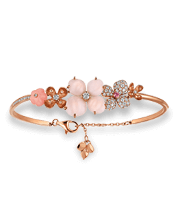 Fashionable floral bracelet