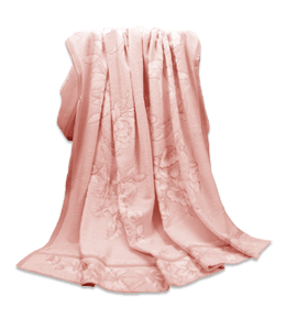 Floral pink towel