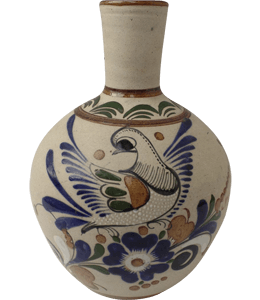 Folk art on vase