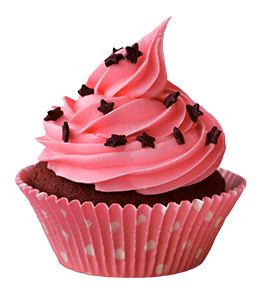 Frosted Red Cupcake