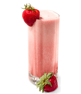 Glass of Fresh Strawberry Juice