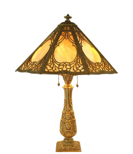Glossy bronze decorative lamp shade