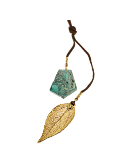 Gold-Pendant-with-Turquoise--Stone