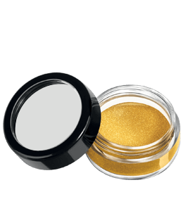 Gold shimmer makeup for eyes