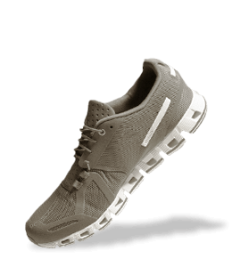 Gray-brown color sports shoe
