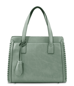 Gray-green ladies handbag