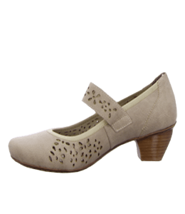 Grayish brown color ladies footwear