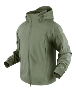 Grayish green color hoodie jacket