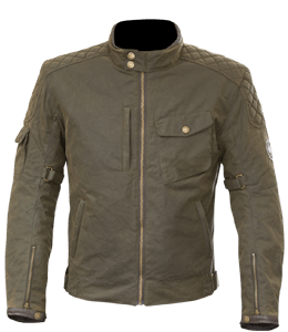 Green Leather Jacket for Bikers
