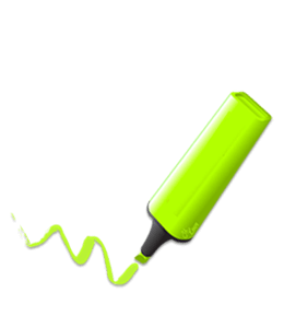 Green marker pen