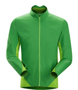 Green sportswear jacket