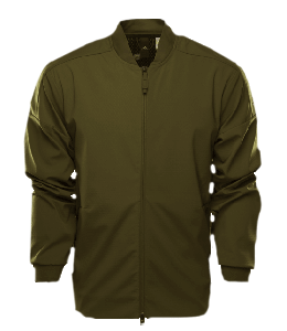 Greenish brown color zipper jacket