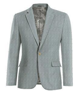 Grey color formal blazer for men