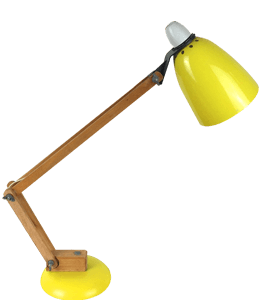 Highlighter Yellow Study Table Lamp