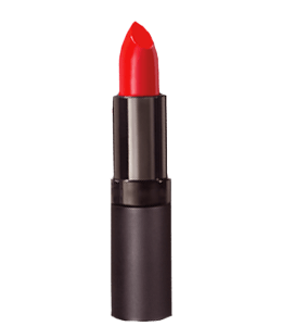 Hot red lipstick