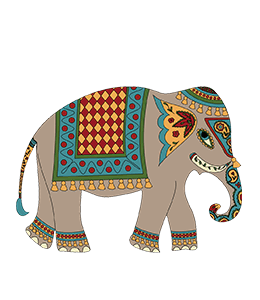 Indian art - elephant