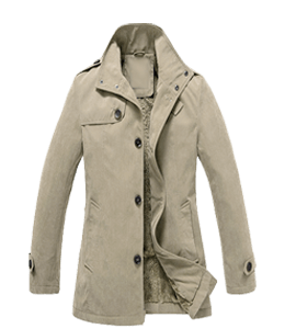 Ivory-gray color men's jacket