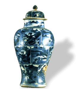 Japanese ceramic vase