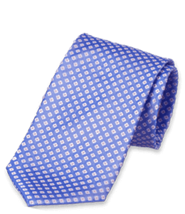 Lavender color printed formal tie