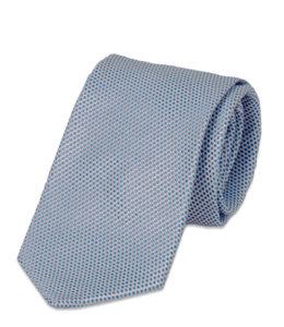 Light blue color self print tie