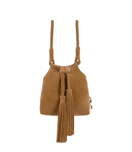 Light brown colored sling bag