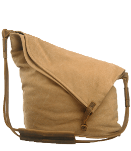 Light brown stone colored sling bag