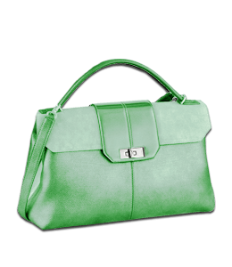 Light green color ladies bag