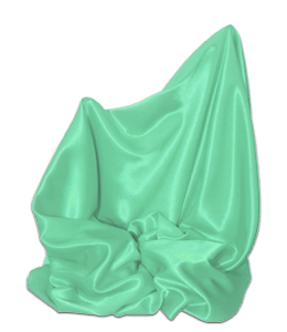 Light green silk fabric