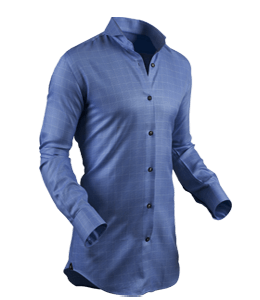Light navy color full sleeves formal shirt