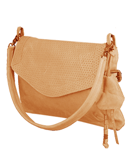 Light orange color ladies sling bag
