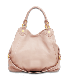 Light pink color hobo bag for ladies