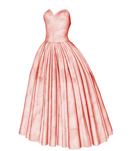 Light pink color long dress for ladies