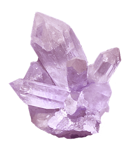 Light purple amethyst stone