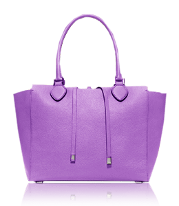 Light purple color handbag