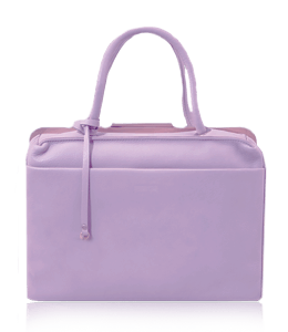 Light purple color ladies bag