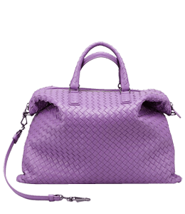 Light purple color ladies handbag
