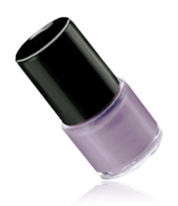 Light purple color nail paint