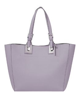 Light violet handbag for casual purpose