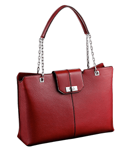Maroon Leather Handbag