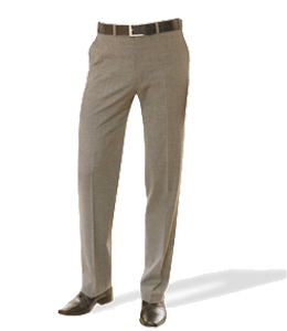Matte olive color formal pants