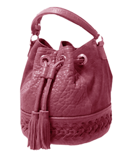 Matte pink color hobo bag