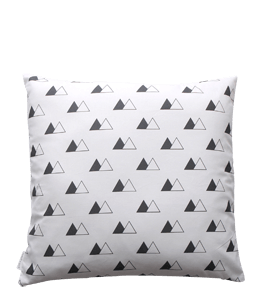 White & gray color cushion