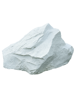 Mineral white stone