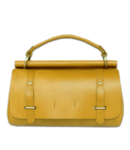 Mustard color ladies handbag